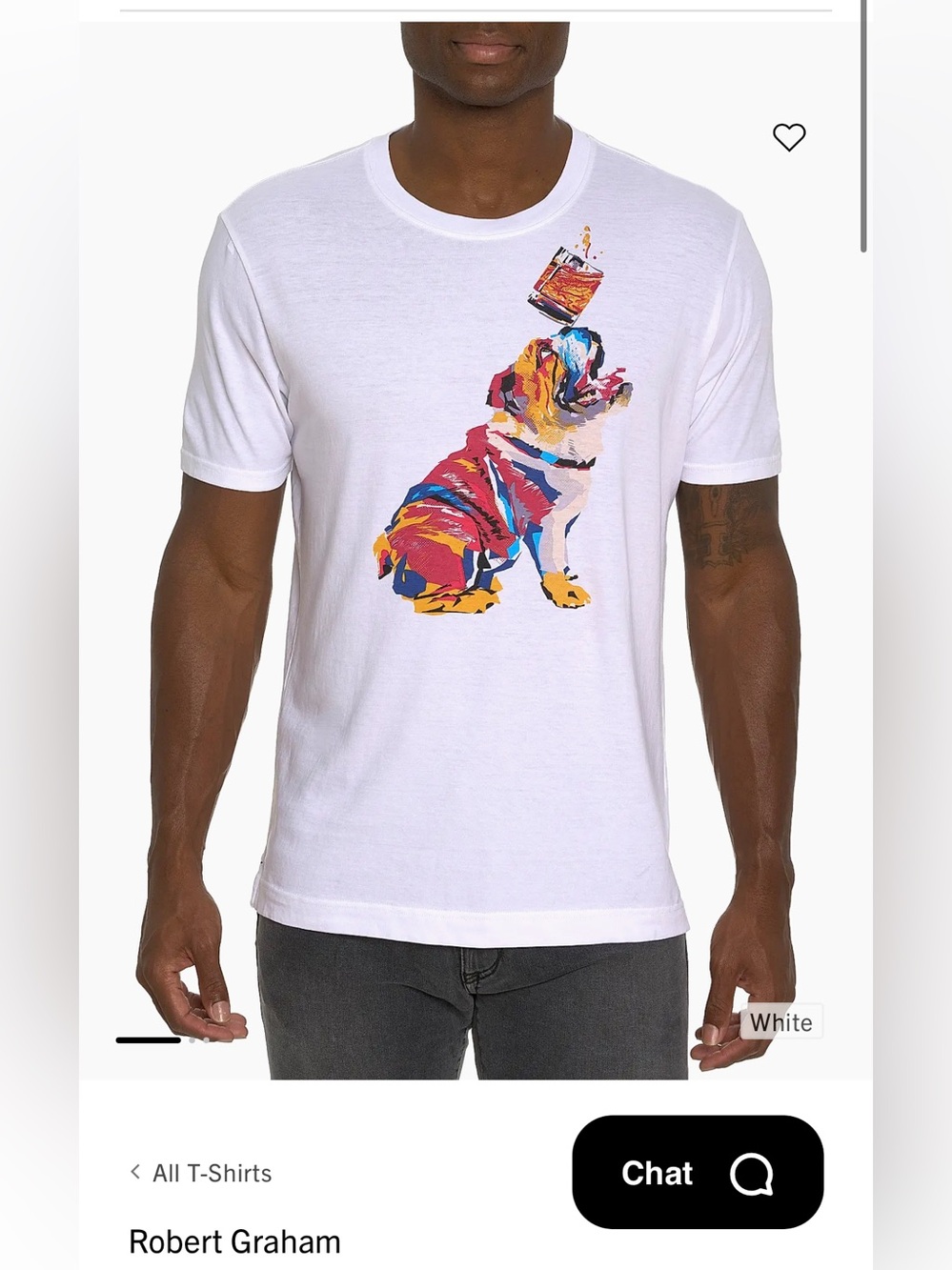 Robert Graham Whiskey Dog tee